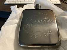 I've Got Spirits Yes I Do - Pocket Flask 6oz Silver Easy, Tiger Gun Metal