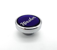 Gloss Purple "Washer" Dash Knob For Peterbilt Kenworth Freightliner