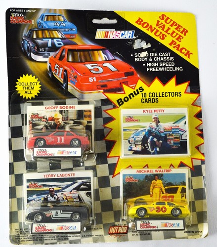 1990 Nascar Diecast 1/64 Modellauto Labonte Bodine Waltrip Trading Cards Lot - Bild 2 von 7