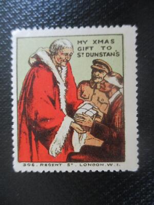 (12710) Reklamemarke - My Xmas Gift to St. Dunstans