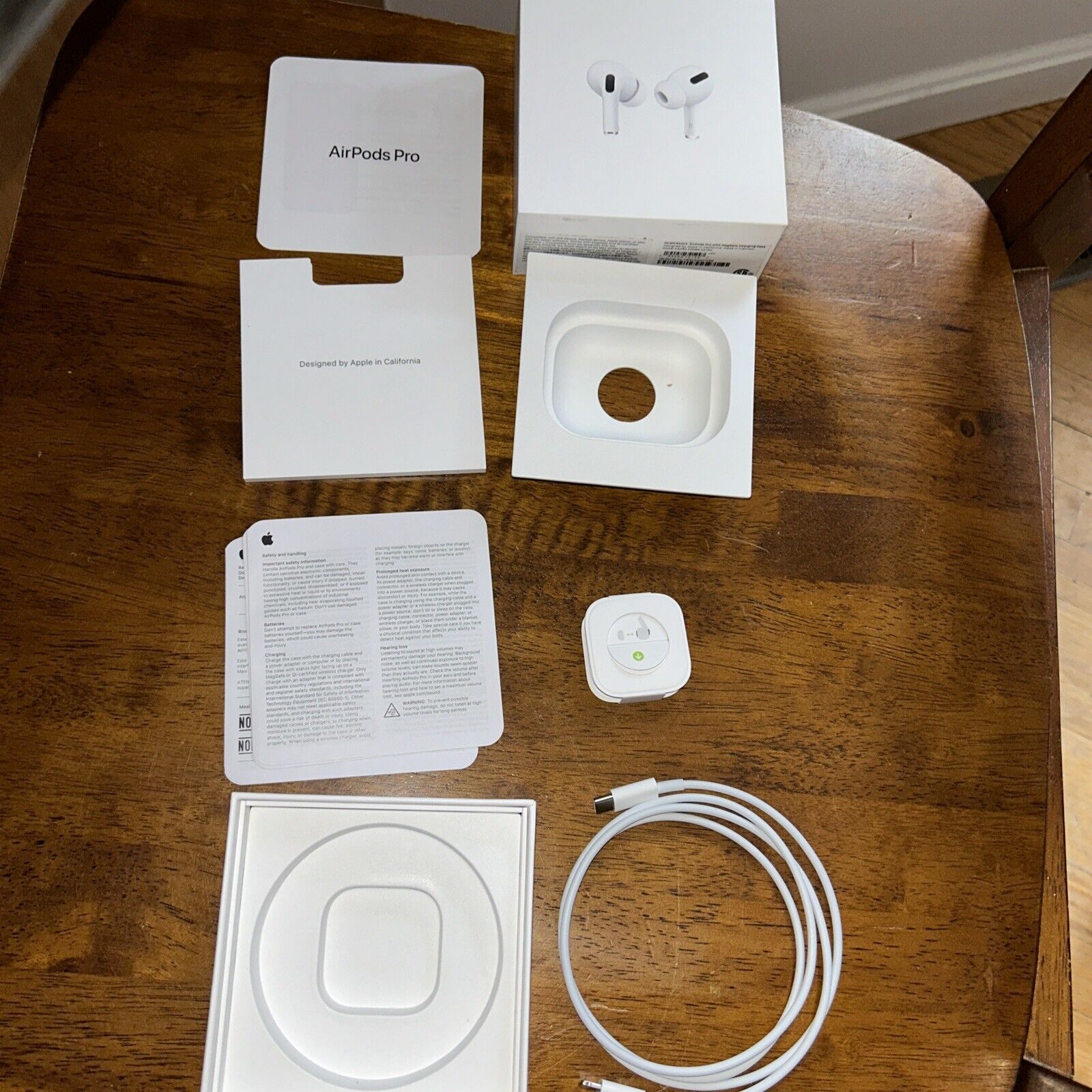 Apple AirPods Pro with MagSafe Wireless Charging Case - White for 