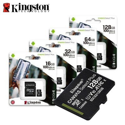 KINGSTON A1 100MB/s micro SD SDHC SDXC 32GB 64GB 128GB 256GB 512GB C10 Card LOT