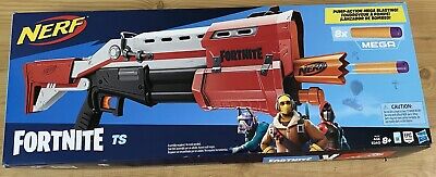 Nerf Fortnite TS Nerf Pump Action Dart Blaster with 8 Nerf Mega Darts 