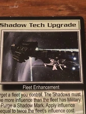 SHADOW TECH UPGRADE THE GREAT WAR BABYLON 5 CCG RARE CARD NEAR MINT UNPLAYED
