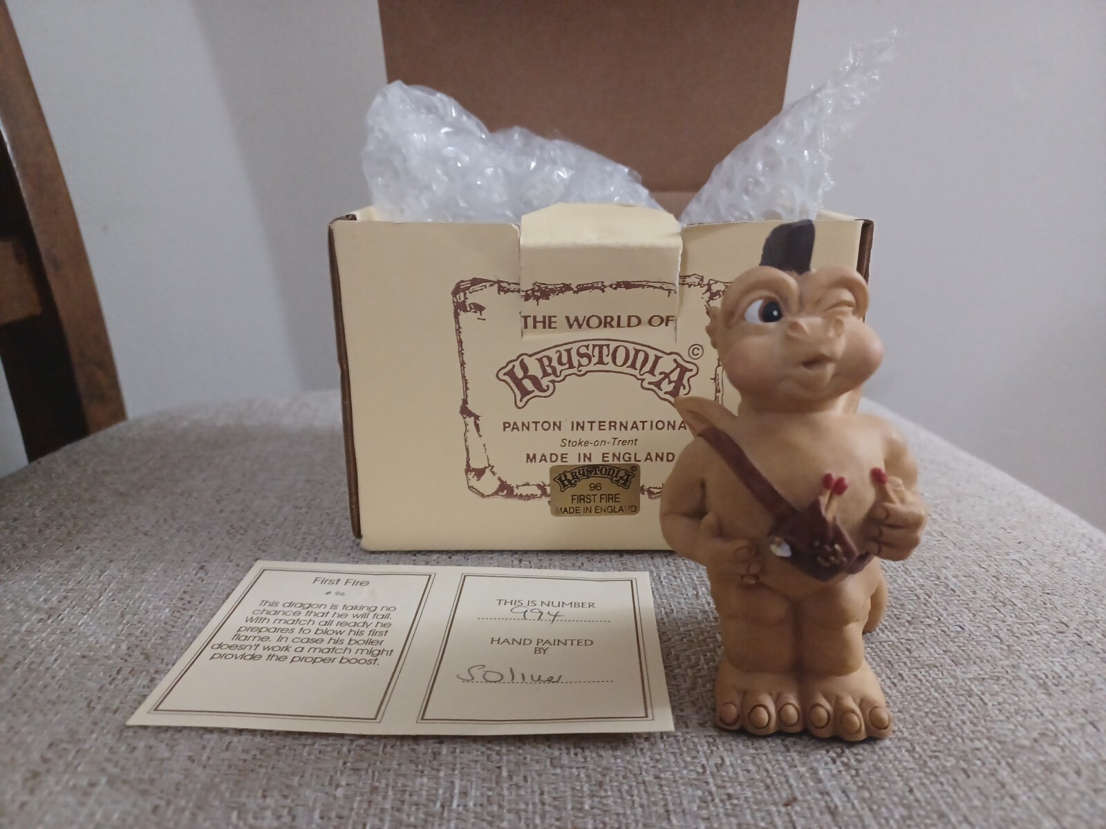 Figurine The World Of Krystonia - N'Borg #1092 - Occasion, Thème Dragon