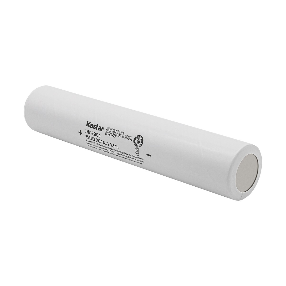 vhbw Akku passend für Maglite MA5, ML500, N38AF001A, RX1019, 9032, Akku Akku NiMH 5000 mAh (6 V, 1 St), Leistungsfähiger Austausch-Akku für Ihre Taschenlampe, Handleuchte