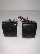 Vintage Portable Sony Powered Speakers Amplified SRS-18 Walkman Discman