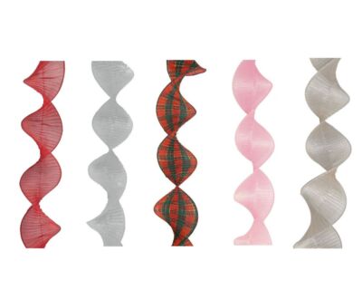 Rüschenband - 10 cm x 2,7 m - große Auswahl - Weihnachten Hochzeit Event Deko
