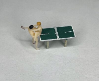 Sexy Scene V9 Tischtennis mal anderst 1/87 Figuren H0 LKW HO Diorama Modellbahn