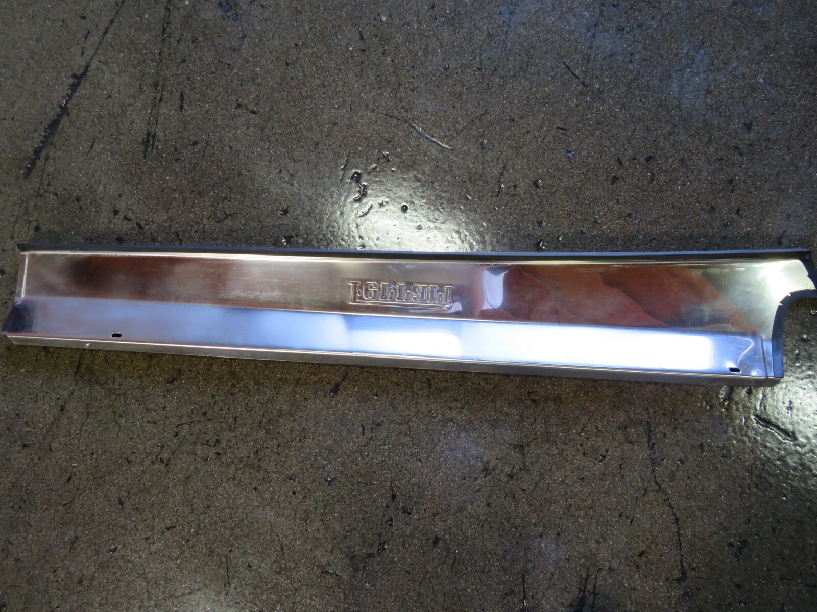 Ferrari 360, RH, Right Stainless Steel Door Sill, Kick Plate, Used, P/N 65525000