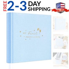 Baby Photo Album 4x6 100 Photos with Writing Area, 100 Pockets 4x6 Picture Al...