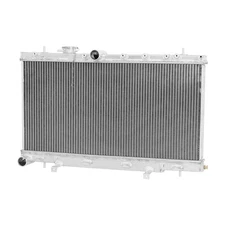 Aluminum Radiator 2Row For 2002-07 Subaru Impreza WRX RS Sedan TS Wagon 2.0 2.5L