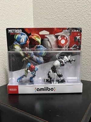 Nintendo amiibo Metroid Dread - Samus and E.M.M.I. Figures (2 Pack Set)
