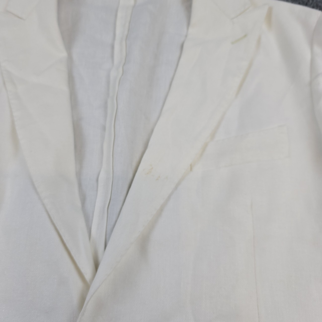 MJ Bale Blazer Mens XLARGE Beige Dobell Linen Single Breasted Jacket XL 46 NWT image 6