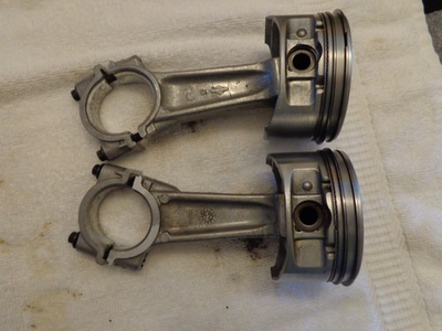 #ad OEM Briggs amp; Stratton 44R677 22hp Pair Pistons 792023 amp; Rods 796209 25D5 $82.50