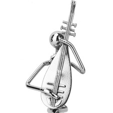 Iron Art Decoration Iron Art Desk Decoration Pipa Performer Model Design With