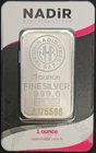 1oz .999 Fine Silver Bar ☆ NADiR METAL REFiNERi ☆ Free Shipping