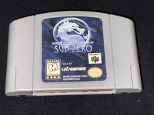 Mortal Kombat Mythologies: Sub-Zero (Nintendo 64, 1997) Cleaned Tested Authentic