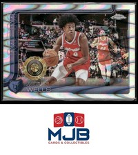 2025-26 Topps Chrome Jaylen Wells RayWave Refractor #200 Memphis Grizzlies
