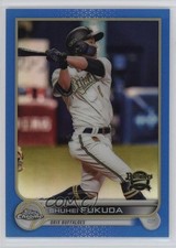 2022 Chrome NPB Nippon Professional Baseball Blue Refractor Shuhei Fukuda b6y