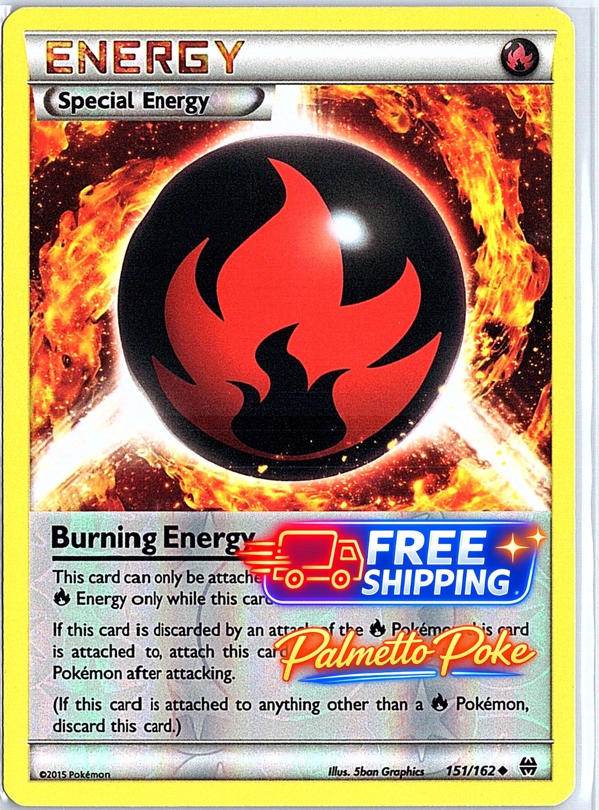 Burning Energy Uncommon XY - BREAKthrough 151/162 LP