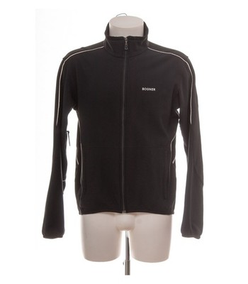 Bogner Herren Jacke Gr. L Schwarz Fleecejacke Windstopper Polyamid