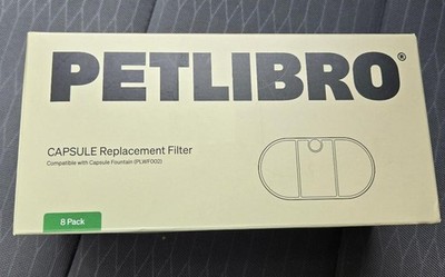 Genuine PETLIBRO 8-Pack Capsule Replacement Filters for PLWF002 Fountain