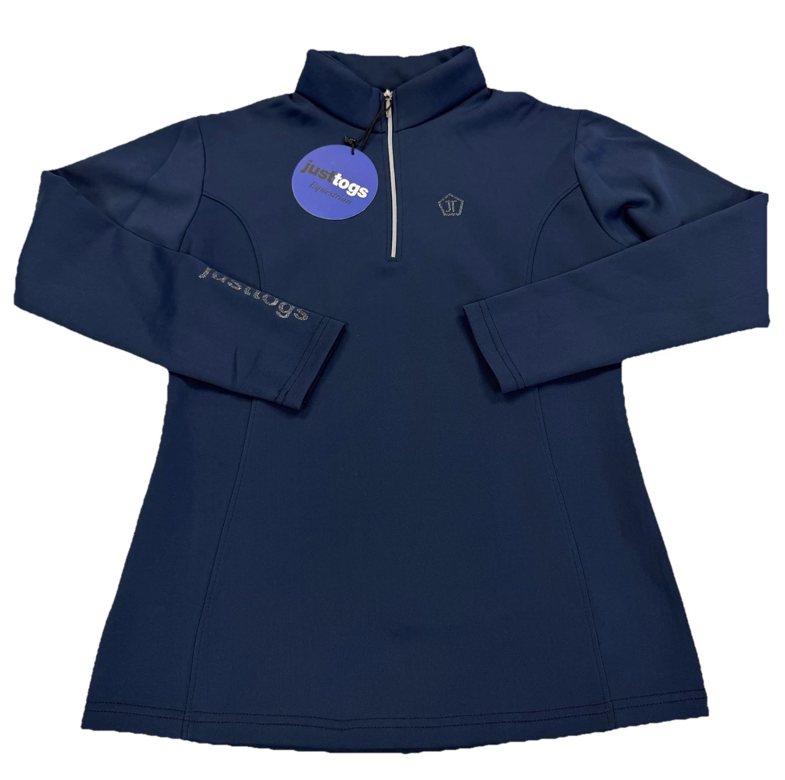 Just Togs Kontrol Riding Base Layer Top Navy Women’s Size UK 14 Large New