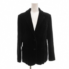 Christian Dior Vintage Velvet Tailored Jacket M Black Single