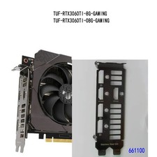 FOR ASUS TUF-RTX3060TI-8G-GAMING TUF-RTX3060TI-O8G-GAMING I/O SHIELD Backplate
