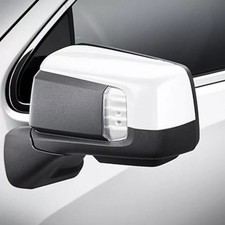 Side Top Half Mirror Cover Cap White for Chevy Silverado GMC Sierra 2019-2026
