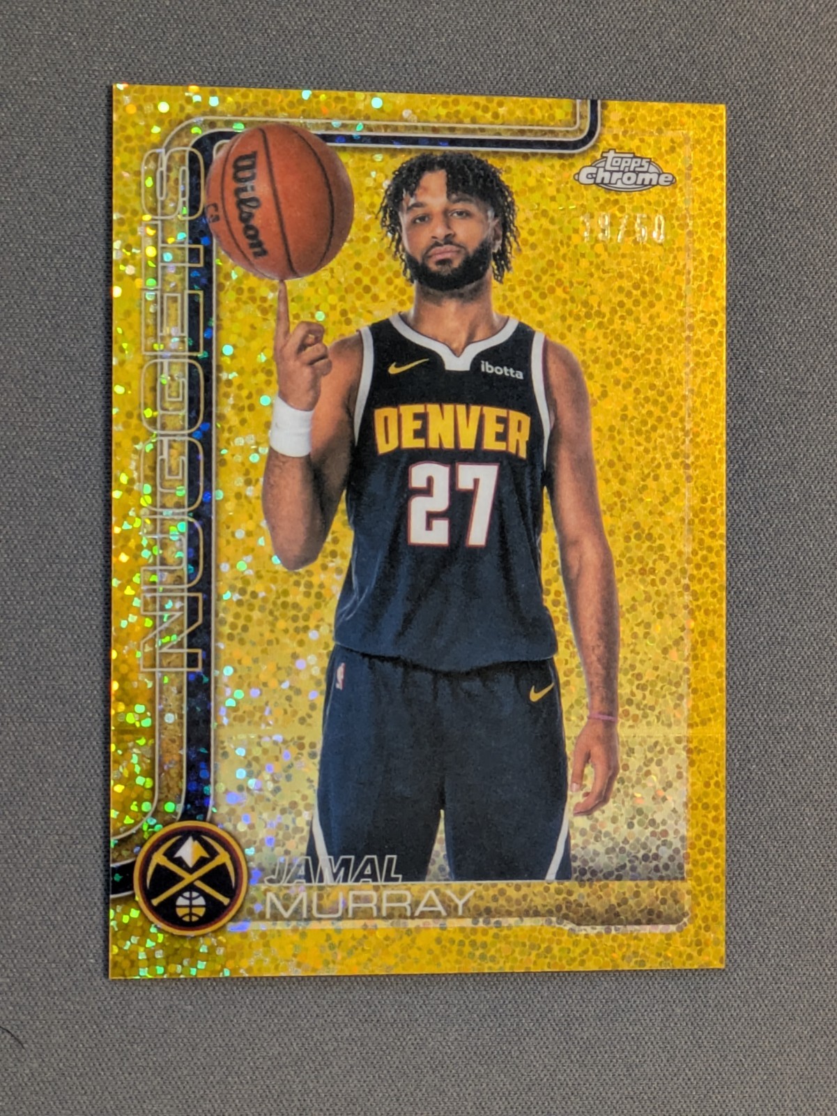 2025-26 Topps Chrome Update - Jamal Murray Image Variation Gold 19/50 - Nuggets 