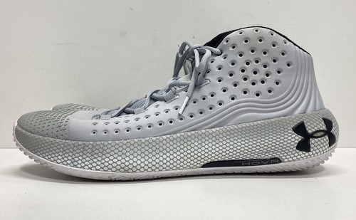 Under Armour HOVR Havoc 2 Halo Gray Basketball Shoes Men's Size 14