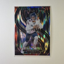 2024 Select Football Caleb Williams Red And Blue Shock Prizm Premier