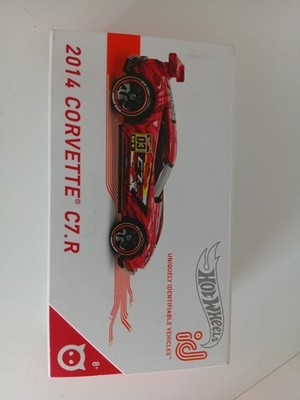 NIB Hot Wheels id 2014 Corvette C7.R Uniquely Identifiable Vehicles Limited Run