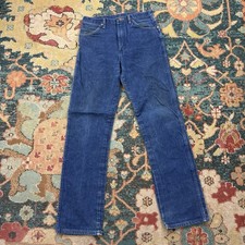 Vtg Wrangler 13MWZ Cowboy Cut Jean Mens USA Blue Denim Tag 33x34 Approx. 31x33.5
