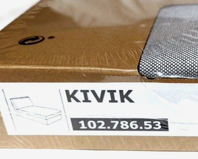 Ikea KIVIK Chaise Lounge Section Cover Slipcover ORRSTA LIGHT GRAY New! SEALED