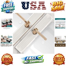 Faucet Mat for Kitchen Sink Diatomite Stone Drying Mat Sink Protectors, P...