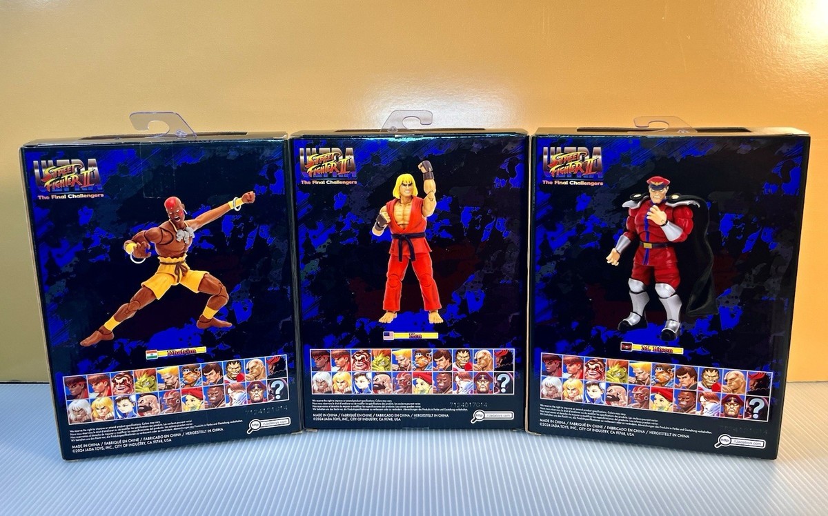 2024 Jada Toys - Ultra Street Fighter 2 Wave 2 Full Set- KEN, M