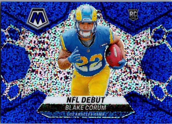 2024 Panini Mosaic #278 Blake Corum Blue Sparkle #96/96 LAST PRINT!