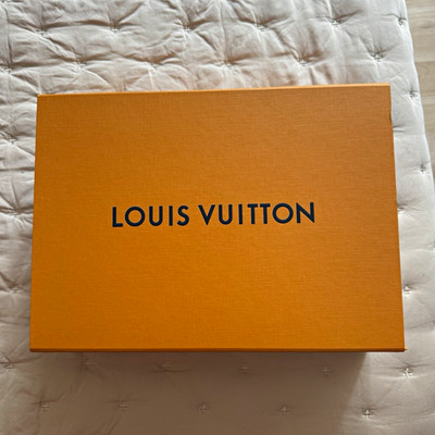 Louis Vuitton Large Orange Storage Box w/ Lid