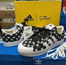Rare Adidas Bravada The Simpsons UK 9.5 - Skateboard 2021 Trainers-Black & White