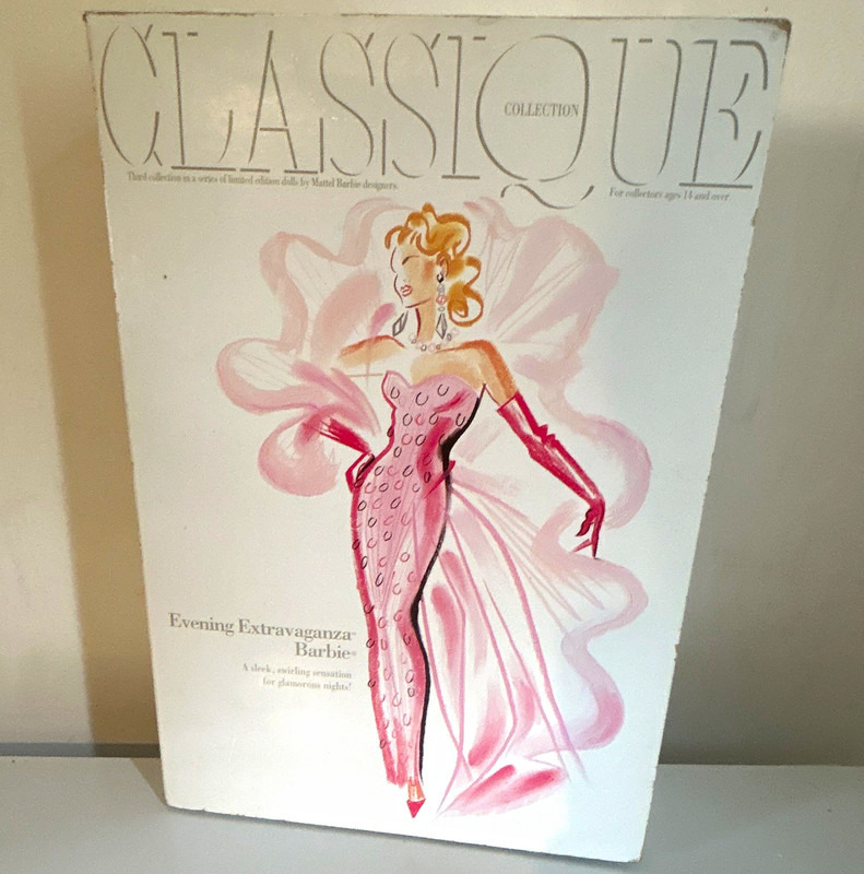 Mattel Classique Collection Evening Extravaganza Barbie Doll 12in Open Box