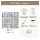 Instahibit 8.5x10 Ft Backdrop Stand w/ 72 Shimmer Wall Panels for Party Silver — photo 4
