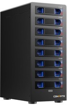 8 Bay Hard Drive Enclosure with Cooling Fan for 2.5/3.5" SATA HDD/SSD with US...