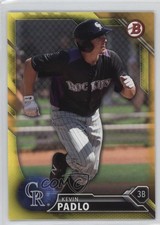 2016 Bowman Prospects Yellow Kevin Padlo #BP23 0c4