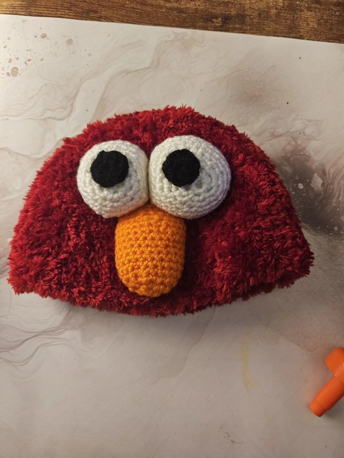 6 Month Elmo Beanie Knit Hat