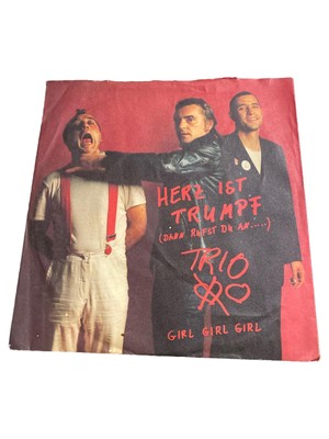 Trio Herz ist Trumpf Vinyl Single 7'' NDW Kult Hit 80er Girl Girl Girl Mercury