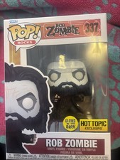Figura Vinilo Funko Pop Rob Zombie Brilla en la Oscuridad Exclusiva de Hot Topic