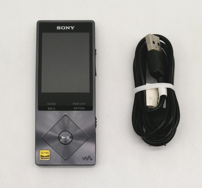 Sony NW-A25 Walkman 16GB Charcoal Black Hi-Res Digital Music Player Audio Tested